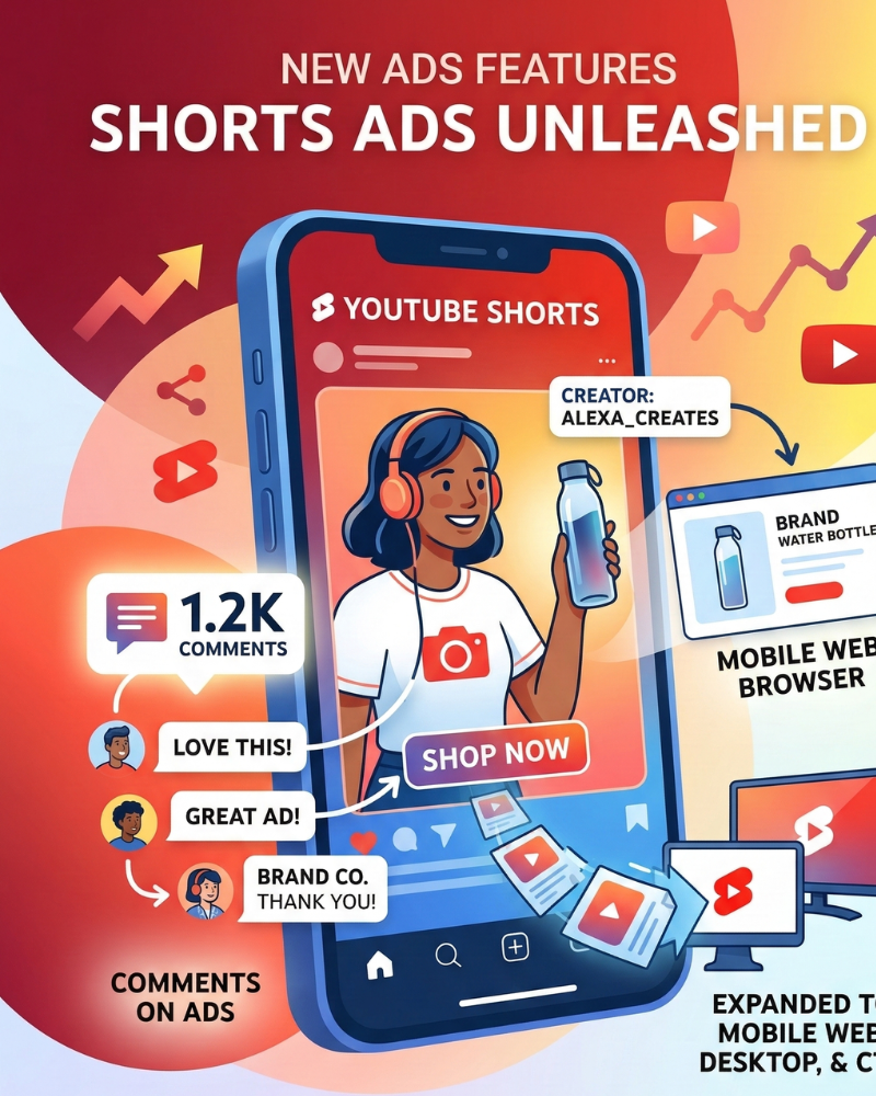 YouTube Shorts Ads Get Interactive: New Comment Features and Wider Reach